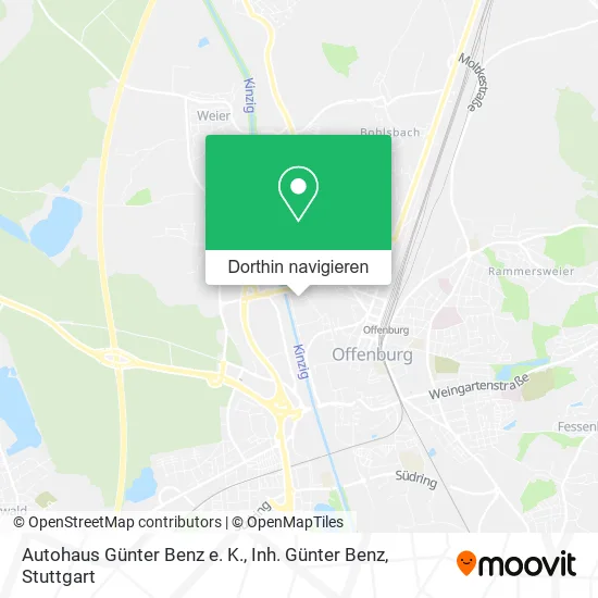 Autohaus Günter Benz e. K., Inh. Günter Benz Karte