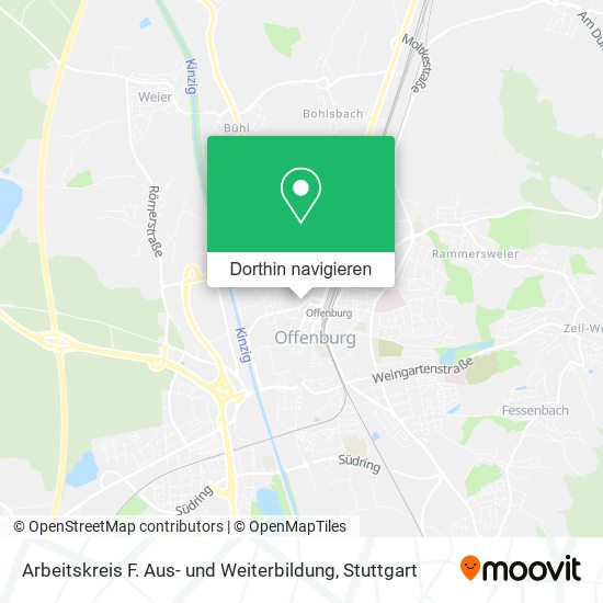 Arbeitskreis F. Aus- und Weiterbildung Karte