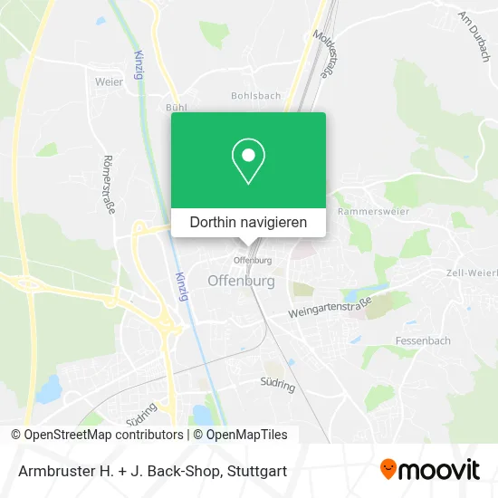 Armbruster H. + J. Back-Shop Karte