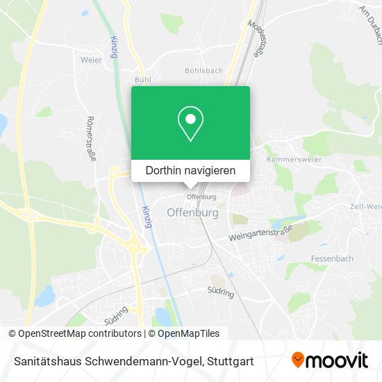 Sanitätshaus Schwendemann-Vogel Karte