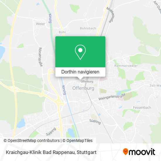 Kraichgau-Klinik Bad Rappenau Karte