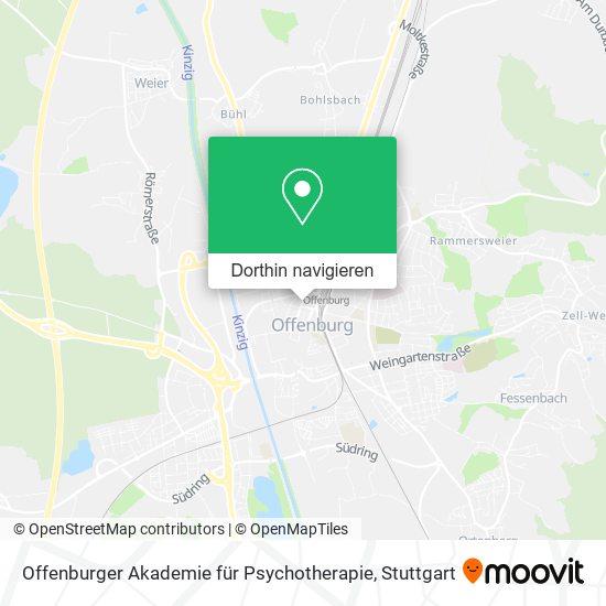 Offenburger Akademie für Psychotherapie Karte