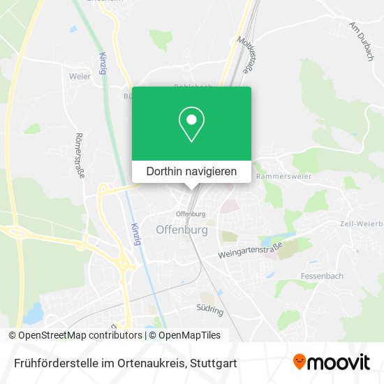 Frühförderstelle im Ortenaukreis Karte