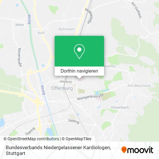 Bundesverbands Niedergelassener Kardiologen Karte