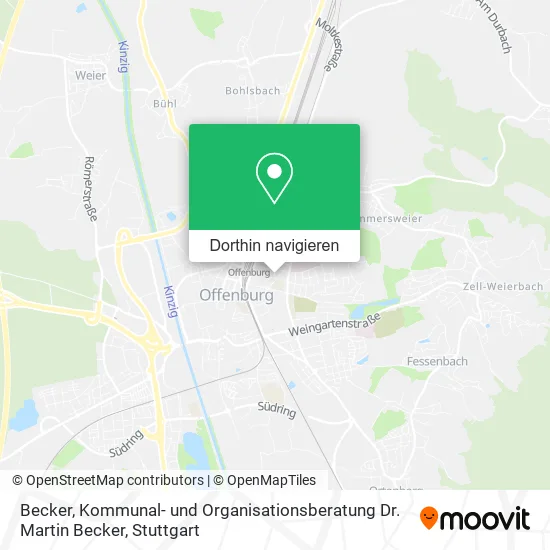 Becker, Kommunal- und Organisationsberatung Dr. Martin Becker Karte