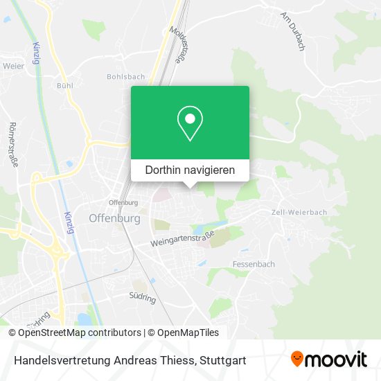 Handelsvertretung Andreas Thiess Karte