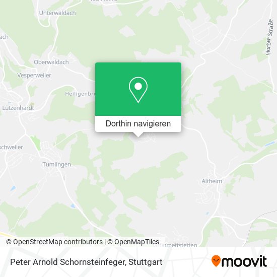 Peter Arnold Schornsteinfeger Karte