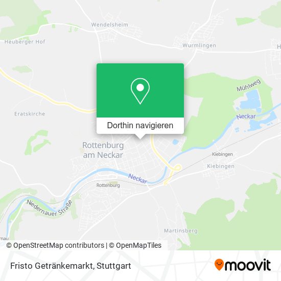 Fristo Getränkemarkt Karte