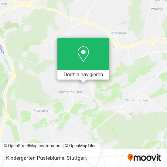 Kindergarten Pusteblume Karte