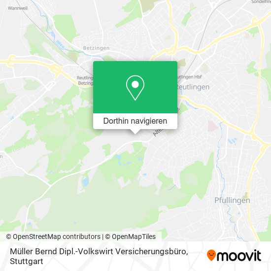Müller Bernd Dipl.-Volkswirt Versicherungsbüro Karte