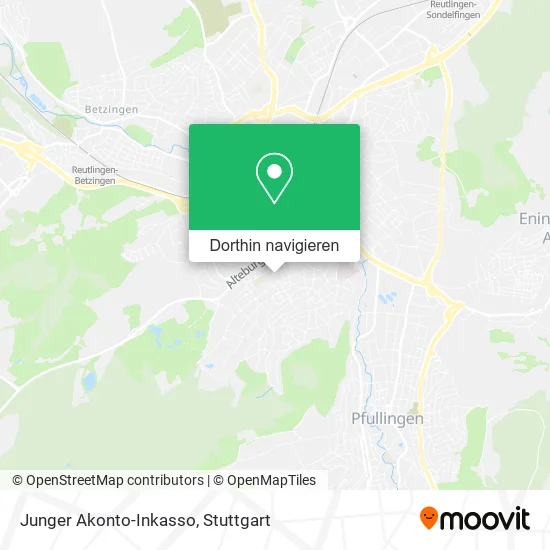 Junger Akonto-Inkasso Karte