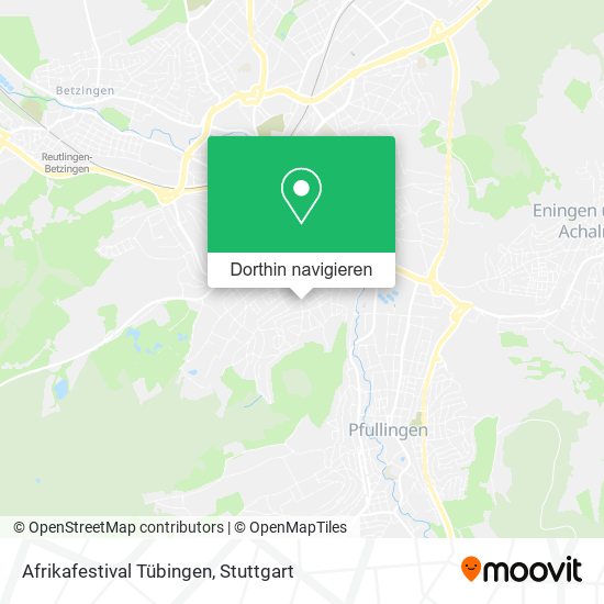 Afrikafestival Tübingen Karte