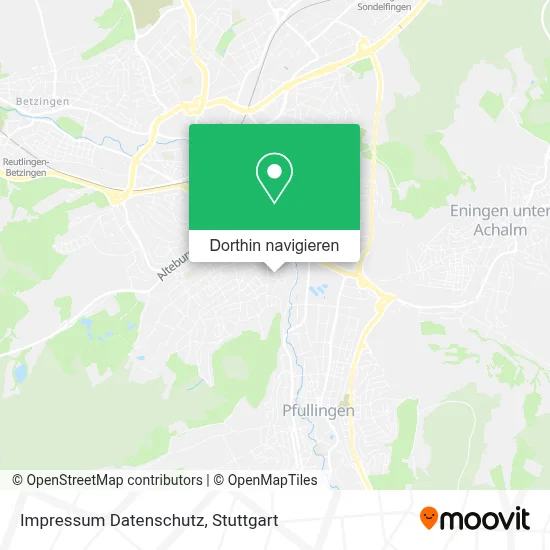 Impressum Datenschutz Karte