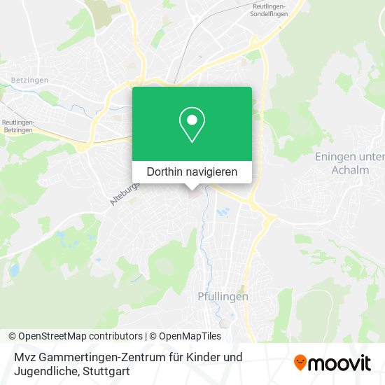 Mvz Gammertingen-Zentrum für Kinder und Jugendliche Karte