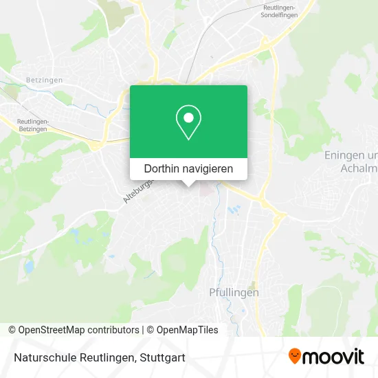 Naturschule Reutlingen Karte