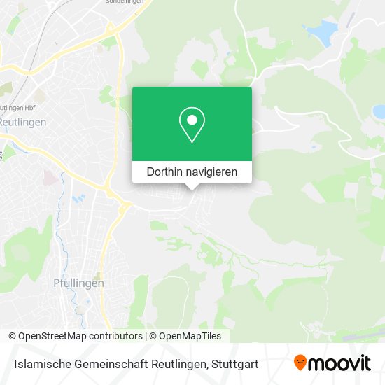 Islamische Gemeinschaft Reutlingen Karte