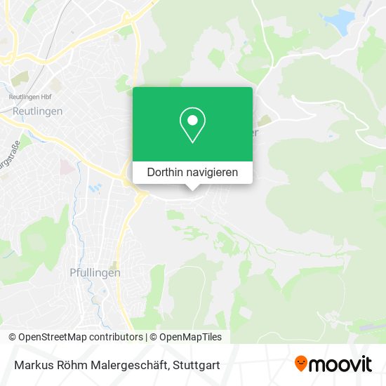 Markus Röhm Malergeschäft Karte