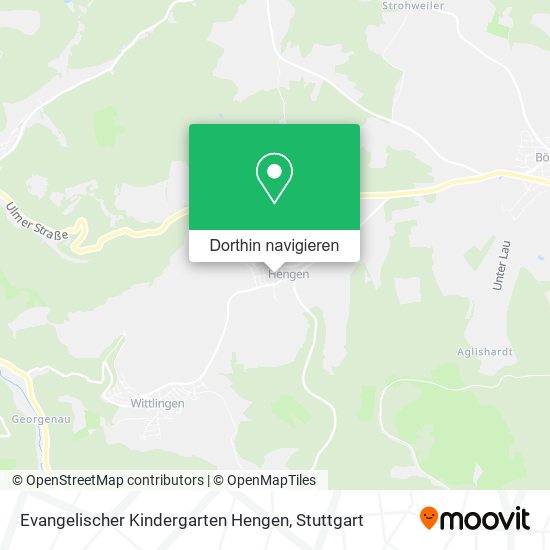 Evangelischer Kindergarten Hengen Karte