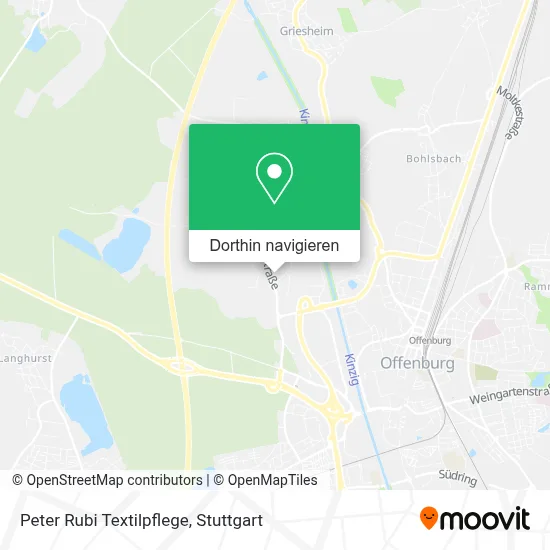 Peter Rubi Textilpflege Karte