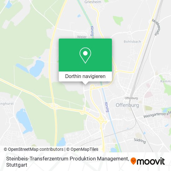 Steinbeis-Transferzentrum Produktion Management Karte