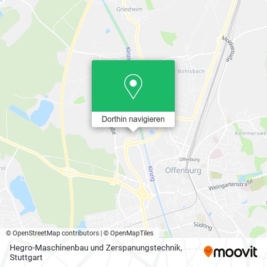 Hegro-Maschinenbau und Zerspanungstechnik Karte