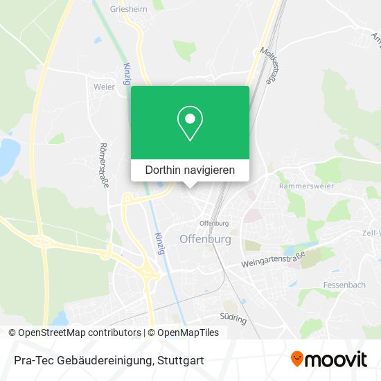 Pra-Tec Gebäudereinigung Karte