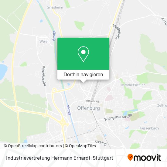 Industrievertretung Hermann Erhardt Karte