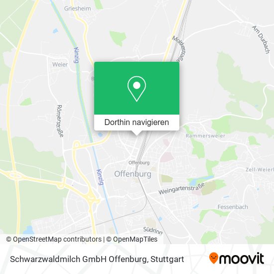 Schwarzwaldmilch GmbH Offenburg Karte