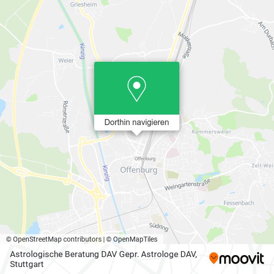 Astrologische Beratung DAV Gepr. Astrologe DAV Karte