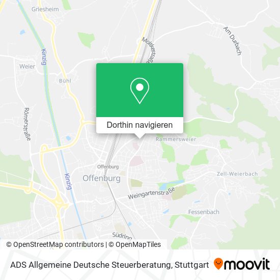 ADS Allgemeine Deutsche Steuerberatung Karte