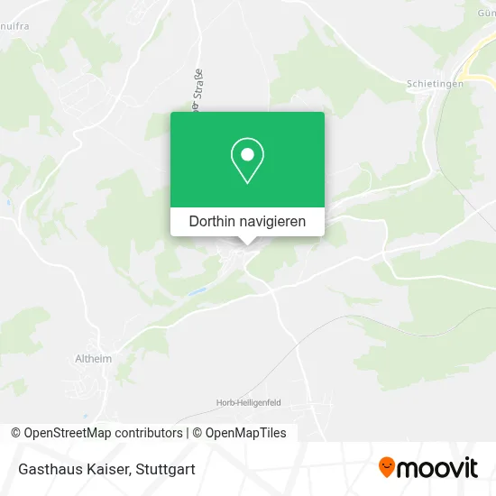 Gasthaus Kaiser Karte