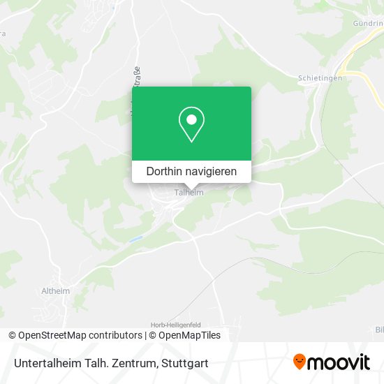 Untertalheim Talh. Zentrum Karte