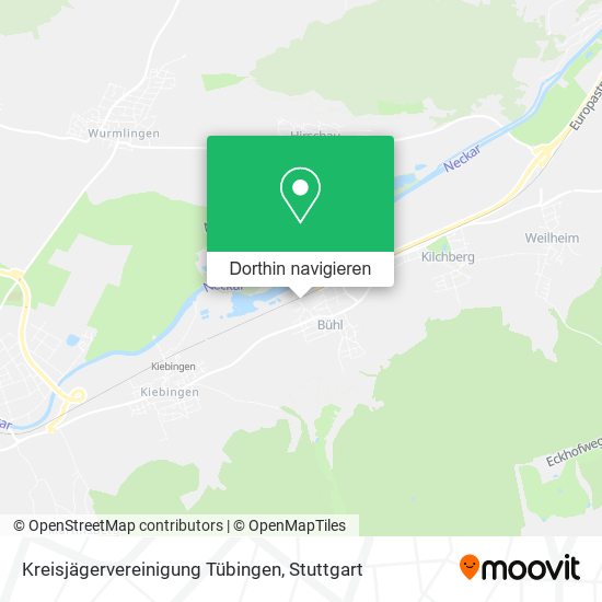 Kreisjägervereinigung Tübingen Karte