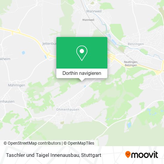 Taschler und Taigel Innenausbau Karte