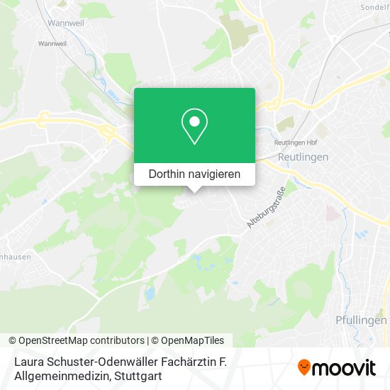 Laura Schuster-Odenwäller Fachärztin F. Allgemeinmedizin Karte