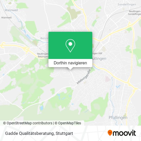 Gadde Qualitätsberatung Karte