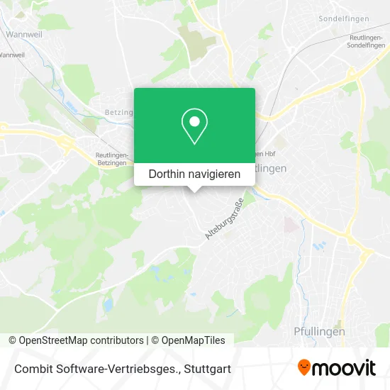 Combit Software-Vertriebsges. Karte