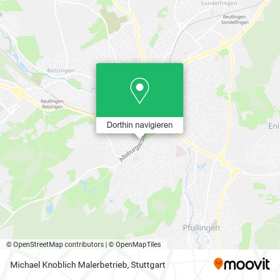 Michael Knoblich Malerbetrieb Karte