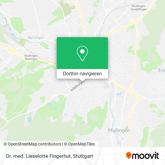 Dr. med. Lieselotte Fingerhut Karte