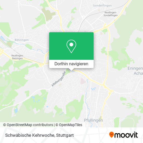 Schwäbische Kehrwoche Karte