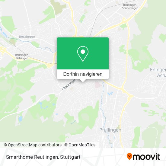 Smarthome Reutlingen Karte