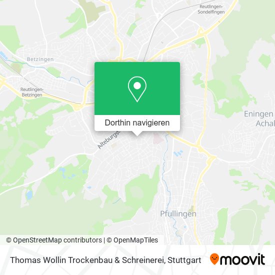 Thomas Wollin Trockenbau & Schreinerei Karte