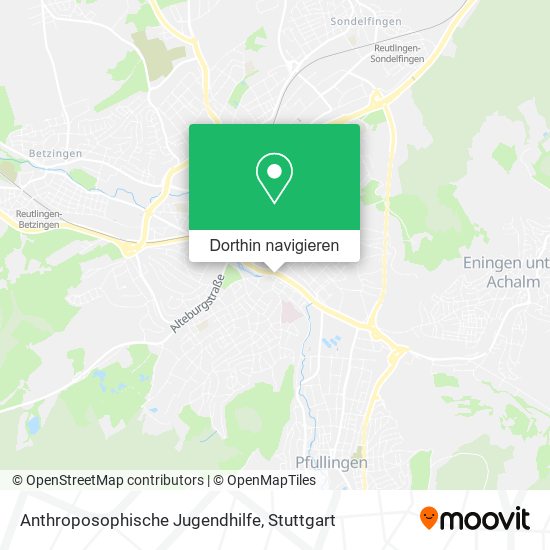 Anthroposophische Jugendhilfe Karte