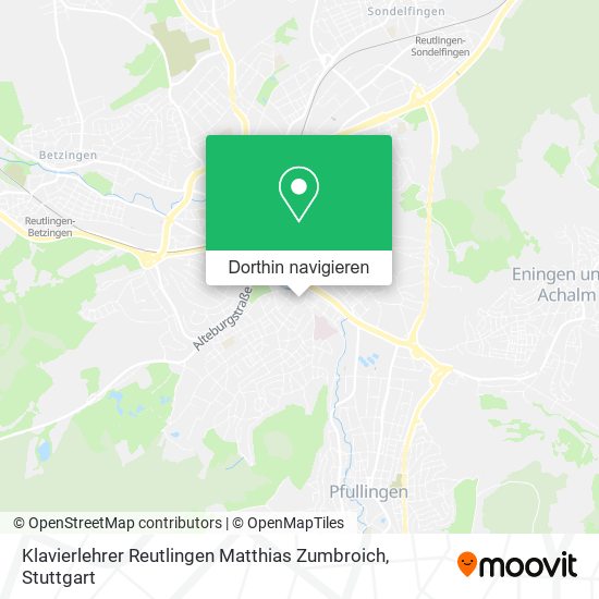 Klavierlehrer Reutlingen Matthias Zumbroich Karte