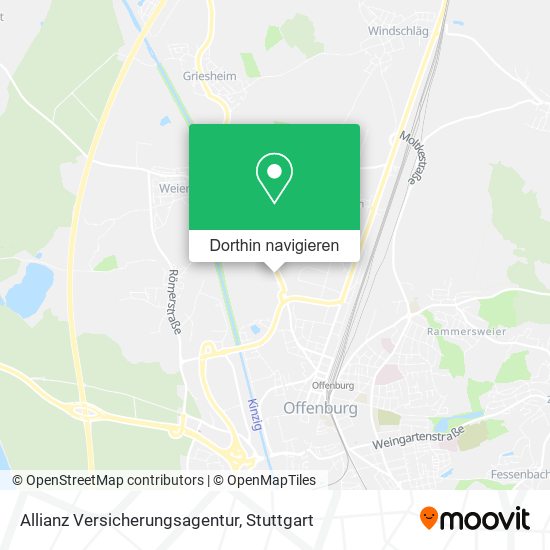 Allianz Versicherungsagentur Karte