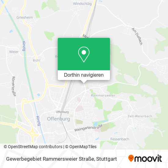 Gewerbegebiet Rammersweier Straße Karte