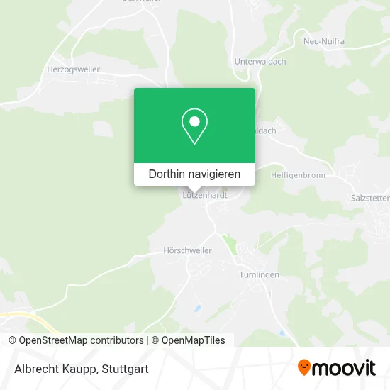 Albrecht Kaupp Karte