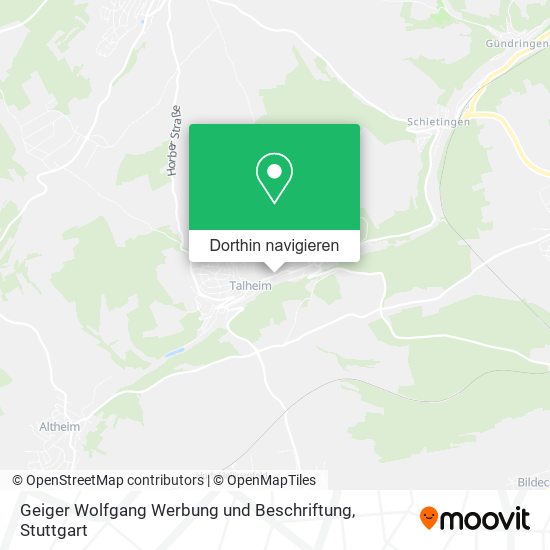 Geiger Wolfgang Werbung und Beschriftung Karte