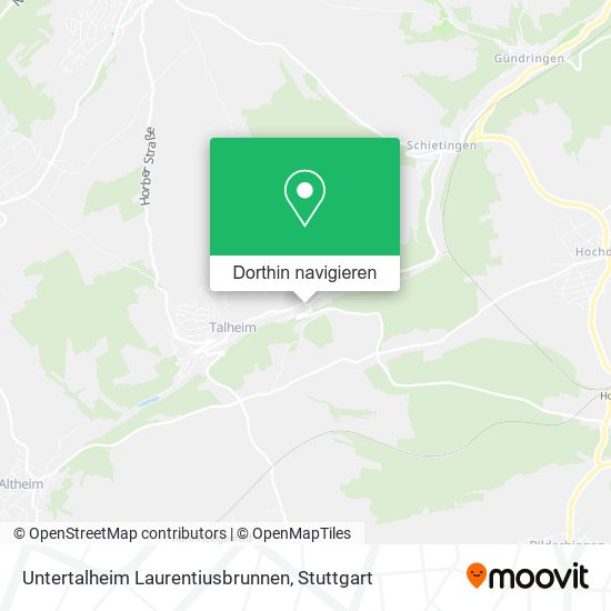 Untertalheim Laurentiusbrunnen Karte