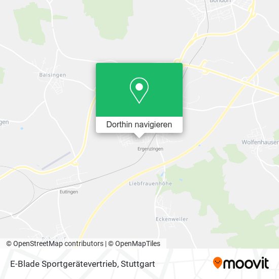 E-Blade Sportgerätevertrieb Karte
